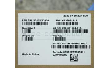 Lenovo 5D10W33950 Lenovo DISPLAY, 23.8\", FHD, Non-Touch, Anti-Glare, IPS, 350nit