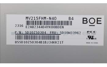 Lenovo 5D10W33962 DISPLAY BOE MV215FHM-N40 EMI/ESD impr