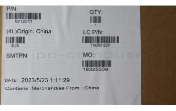 Lenovo 5D11J30171 DISPLAY FRU SDC ATNA40YK08 14.0 WQX+
