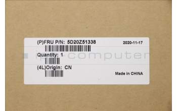 Lenovo 5D20Z51338 Keyboard External, Docking, German, Slate Grey, Backlight