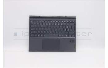 Lenovo 5D20Z51345 Keyboard External, Docking, Swiss, Slate Grey, Backlight