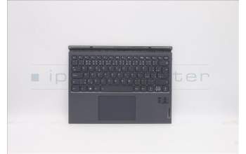 Lenovo 5D20Z51352 Externe Tastatur, Docking, Tschechisch/Slowakisch, Schiefergrau, Hintergrundbeleuchtung