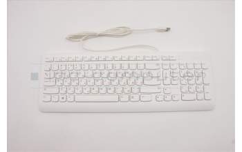 Lenovo 5D50U84490 Keyboard External, USB, Russian Cyrillic, White, Non Backlight
