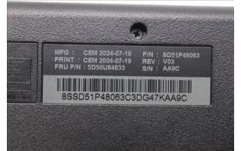 Lenovo 5D50U84633 AI Keyboard External,USB,Greek/US English,Black