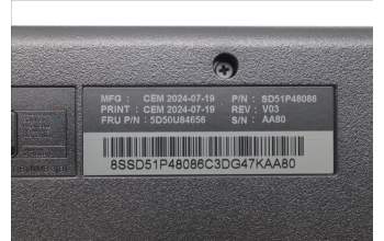 Lenovo 5D50U84656 AI Keyboard External,USB,Slovenian,Black