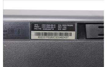 Lenovo 5D50U84719 AI Keyboard External,USB,Danish,Black