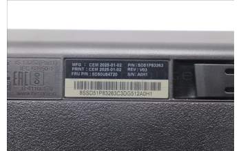 Lenovo 5D50U84720 AI Keyboard External,USB,Dutch,Black