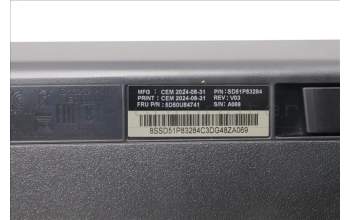 Lenovo 5D50U84741 AI Keyboard External,USB,Spanish,Black