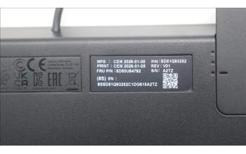 Lenovo 5D50U84782 AI Keyboard External, USB, Greek, Black