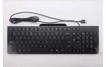 Lenovo 5D50U84805 AI Keyboard External, USB, US English Euro, Black