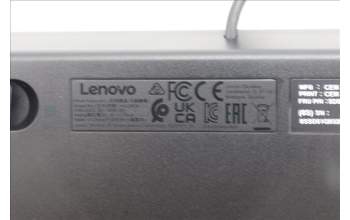 Lenovo 5D50U84814 AI Keyboard External, USB, Czech/Slovakian, Black