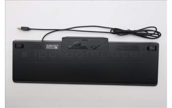 Lenovo 5D50U84819 Keyboard External, USB, Belgium English, Luna Grey