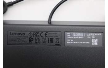 Lenovo 5D50U84835 Keyboard External, USB, Italian, Luna Grey