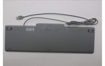 Lenovo 5D50U84867 Keyboard External, USB, Belgium English, Cloud Grey