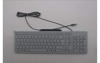 Lenovo 5D50U84900 Keyboard External, USB, UK English, Cloud Grey