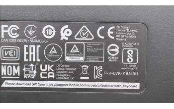 Lenovo 5D51H38238 Lenovo Smartcard Wired Keyboard II,Norwegian