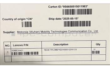 Lenovo 5D68C30421 TB336 TPLCM&*HQ3160001ZZV0 CS