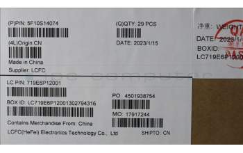 Lenovo 5F10S14074 FAN FAN L 82YT FCN