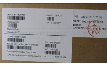 Lenovo 5F10S14103 System FAN 82YQ L+R