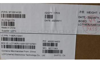 Lenovo 5F10S14120 System FAN 83AG