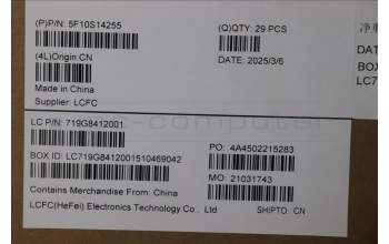 Lenovo 5F10S14255 FAN 83N3