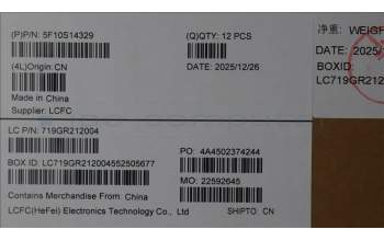 Lenovo 5F10S14329 FAN FAN L 21U0 AVC