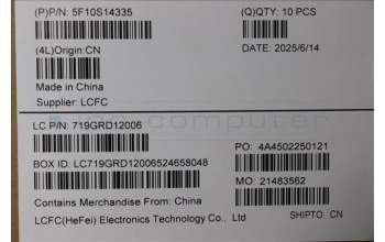 Lenovo 5F10S14335 FAN 83F0 ROW ASSY