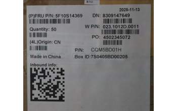 Lenovo 5F10S14369 System FAN 21UY FCN