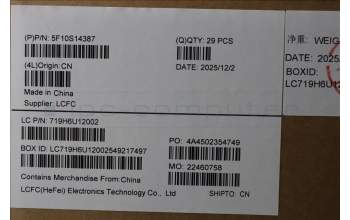 Lenovo 5F10S14387 FAN 83UT DWF