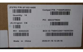 Lenovo 5F10S14400 Thermal module w/Fan 83Q7