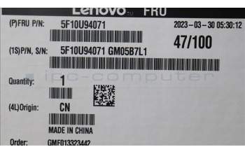Lenovo 5F10U94071 FAN Rear System Fan TCO 9.0