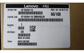 Lenovo 5F10U94116 FAN New IC Rear SYS fan
