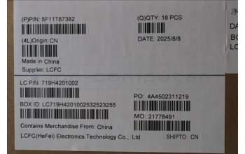 Lenovo 5F11T87382 FAN(L+R)