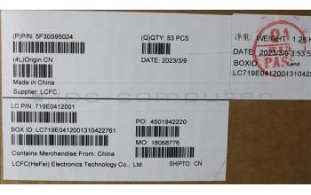 Lenovo 5F30S95024 FINGER_PRT L 82XB