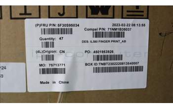 Lenovo 5F30S95034 FP C 82XF AB