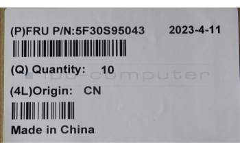 Lenovo 5F30S95043 FingerPrintModule C 82Y3 Grey