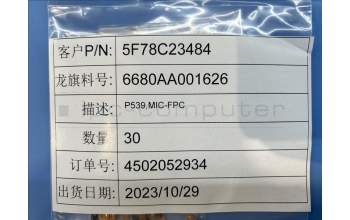 Lenovo 5F78C23484 9QGH1 MIC_FPC&*6680AA001626 CS