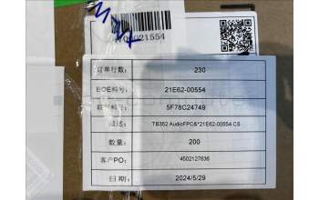 Lenovo 5F78C24749 TB352 AudioFPC&*21E62-00554 CS