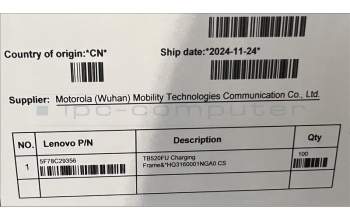 Lenovo 5F78C29356 TB520FU Charging Frame&*HQ3160001NGA0 CS