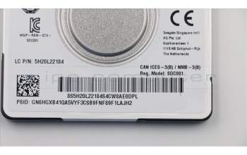 Lenovo 5H20L22184 HDD_ASM RW1D ST1000LM035 1T HDD