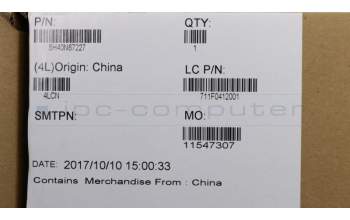 Lenovo 5H40N67227 HEATSINK Heatsink L 80VR