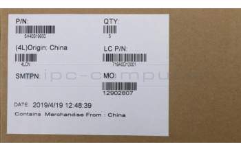 Lenovo 5H40S19930 HEATSINK Heatsink L 81LK DIS