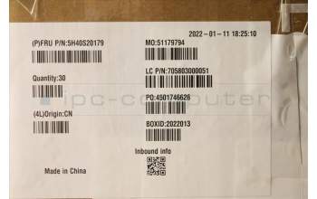 Lenovo 5H40S20179 HEATSINK Thermal module WT 82EG_5G