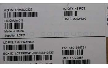 Lenovo 5H40S20222 Heatsink L 82H7 AVC DIS