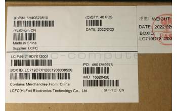 Lenovo 5H40S20510 Heatsink L 82TU WEIHONG