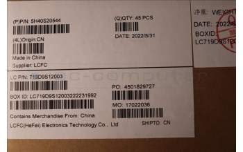 Lenovo 5H40S20544 Heatsink L 82RL WEIHONG UMA