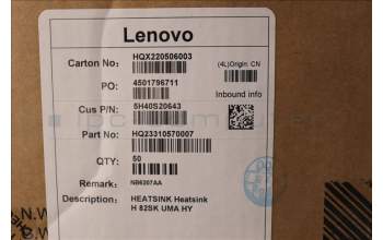Lenovo 5H40S20643 Heatsink H 82SK UMA HY