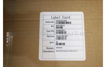 Lenovo 5H40S20671 Heatsink H 82SN DIS HY