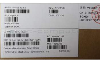 Lenovo 5H40S20762 Heatsink L 82XA WEIHONG