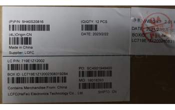 Lenovo 5H40S20816 Heatsink L 83AS WEIHONG